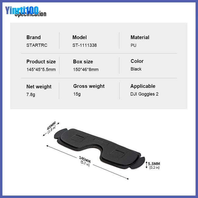 Kính Bảo Vệ Chống Bụi Chống Trầy Xước Bằng PU Dành Cho Dji Avata Goggles 2 Drone