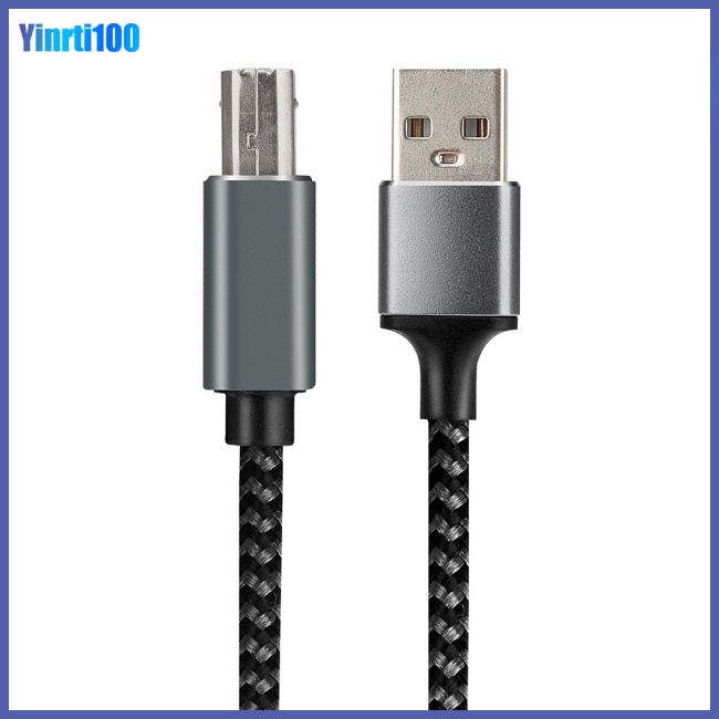 Dây Cáp Bện Nylon Chống Mòn Chuyển Đổi Từ Usb Sang Cổng Vuông 2.0 Yinrti