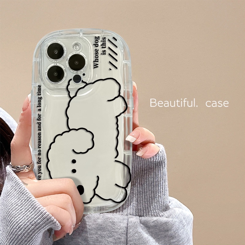 Ốp Điện Thoại Silicon Mềm Trong Suốt Chống Sốc Họa Tiết Dễ Thương Cho IPhone 14 13 12 11 Pro Max XS X XR 8 + 7 Plus