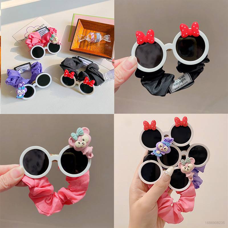 Stellalou ShellieMay Minnie Dây Buộc Tóc Hoạt Hình Dễ Thương Cho Nữ