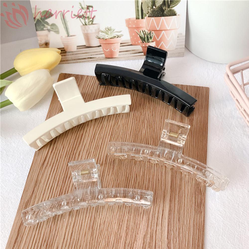 Kẹp Tóc Acrylic Nhiều Màu Thời Trang Hàn Quốc Đơn Giản Cho Nữ