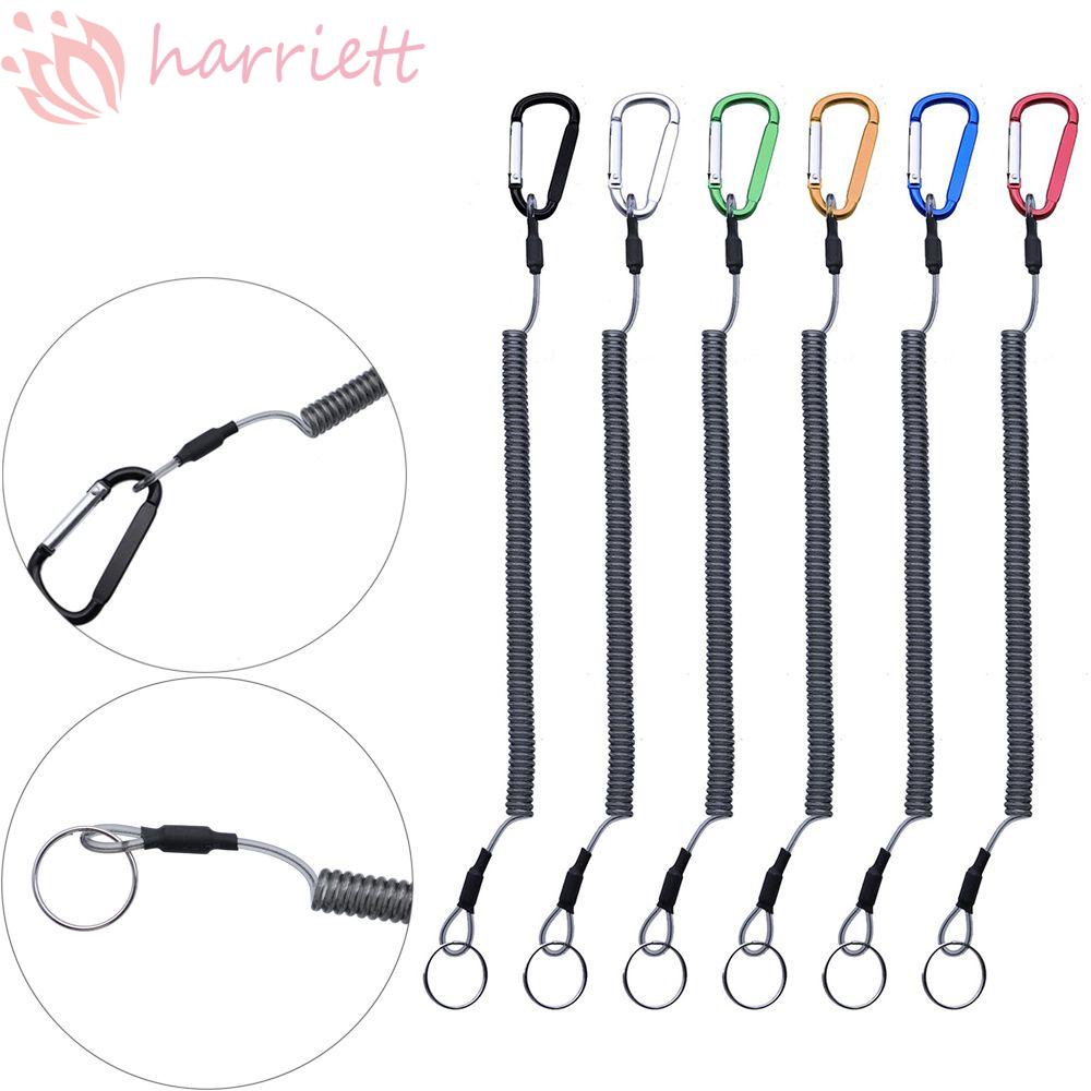 Móc Khóa Dây Lò Xo Co Giãn Chống Thất Lạc Cho Thuyền / Cắm Trại