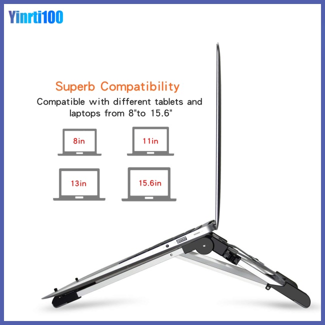 Giá Đỡ Laptop Bằng Hợp Kim Nhôm Có Thể Gấp Gọn Đa Năng Tiện Dụng