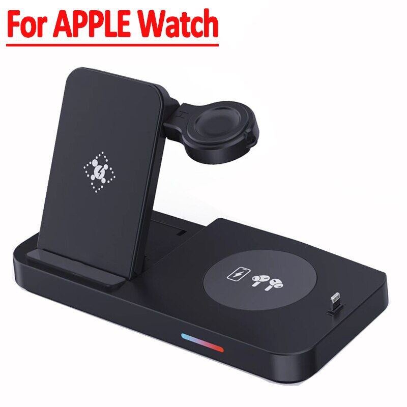Đế Sạc Không Dây 30W 4 Trong 1 Có Thể Gập Lại Được Cho iPhone Samsung