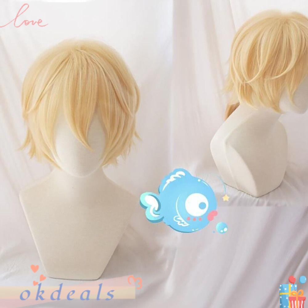 Tóc Giả Bằng Sợi Tổng Hợp Kháng Nhiệt Thời Trang Dùng Hóa Trang