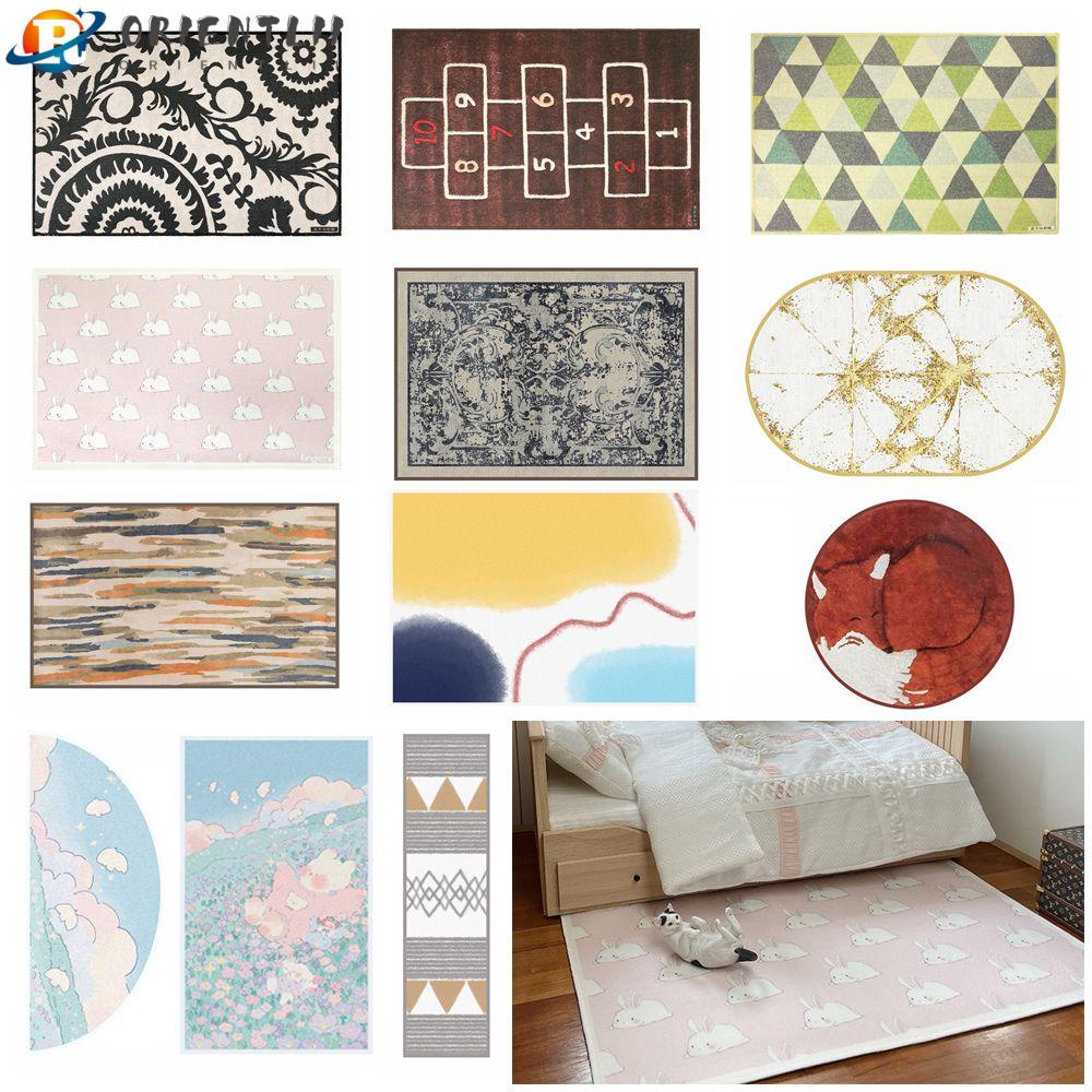 Thảm Họa Tiết Hoạt Hình Trang Trí Nhà Búp Bê