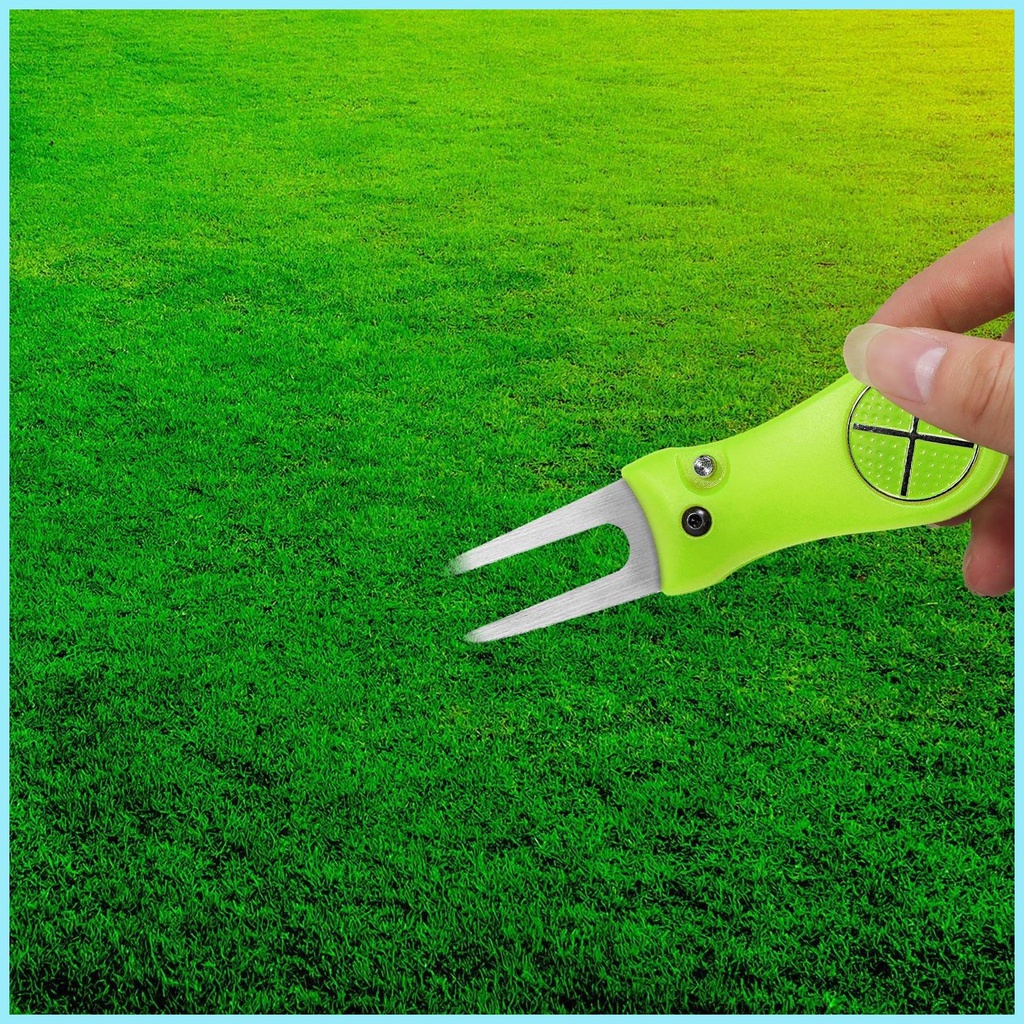 Nĩa Đánh Golf Từ Tính Bằng Thép Không Gỉ Tiện Dụng