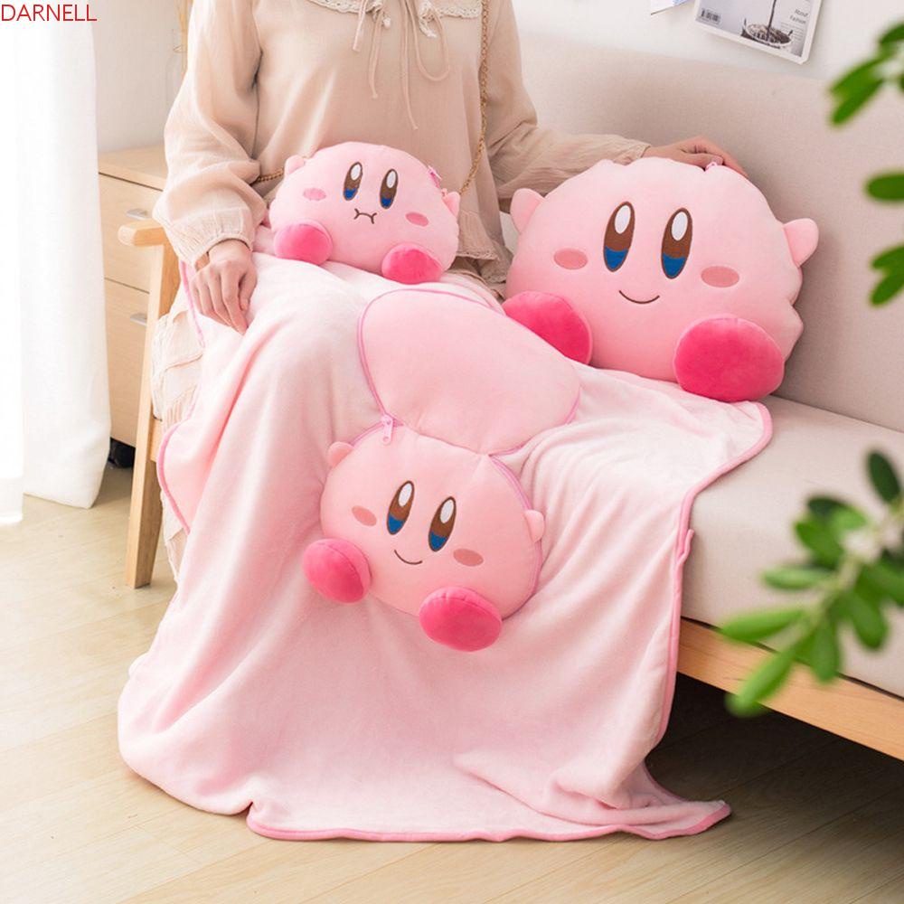 Gối Tựa Đầu Hình Ngôi Sao Kirby Hoạt Hình Nhồi Bông Sáng Tạo Cho Xe Hơi