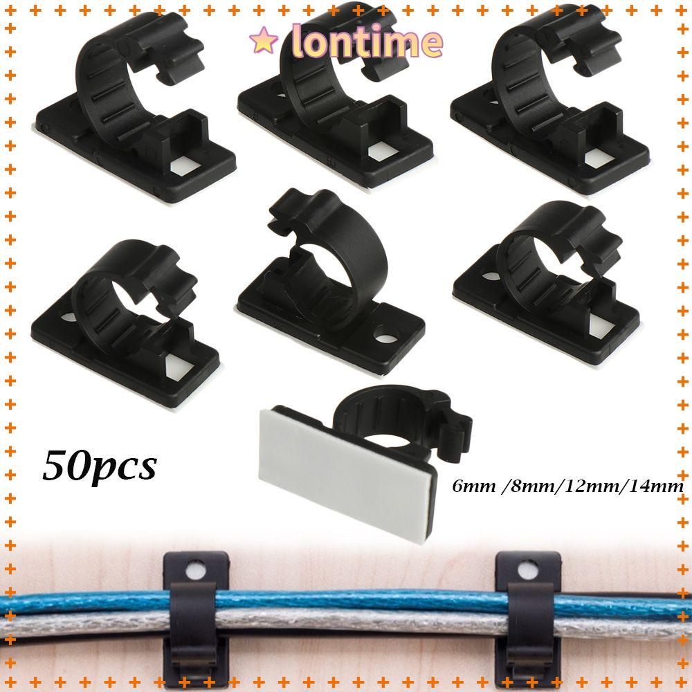 Bộ 50 Kẹp Cố Định Dây Cáp Gọn Gàng Tiện Dụng