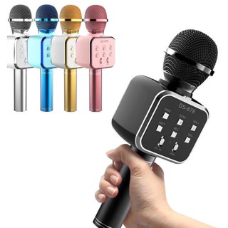 Mic Hát Karaoke DS878 Bluetooth 5.0 Kết Nối Tivi, MTB, Điện thoại, loa thùng