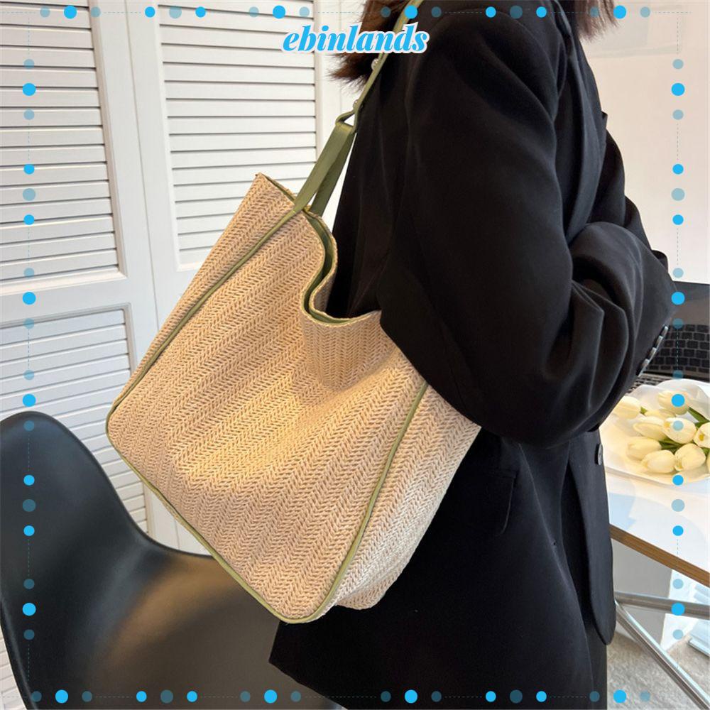 Túi Xách Đeo Vai Dệt Phong Cách Thời Trang Đi Biển Dành Cho Nữ