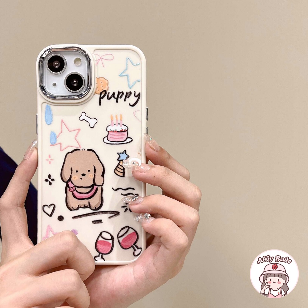 Ốp Điện Thoại TPU Mềm Bóng In Hình Cún Hoạt Hình Chống Bẩn Cho IPhone 14 Pro Max 11 12 Pro Max X XS 7Plus