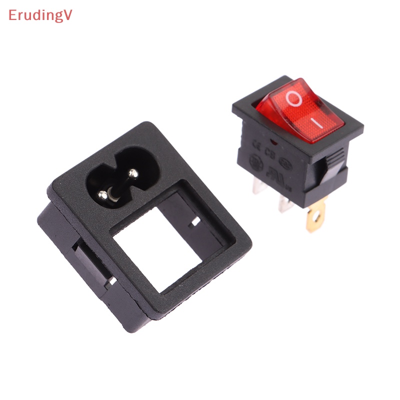 Phích Cắm Cầu Chì Nguồn AC 250V Có Công Tắc