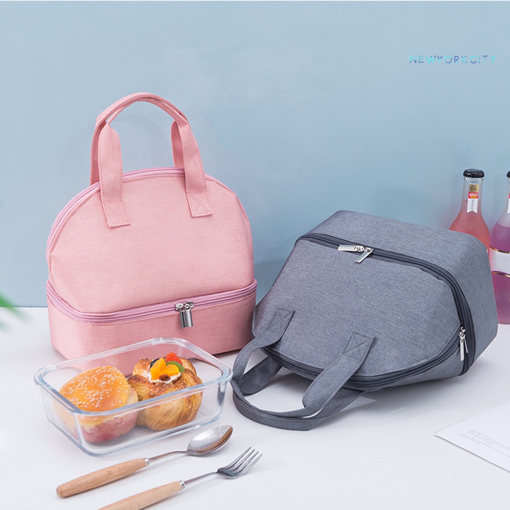Túi Đựng Hộp Cơm Trưa Cách Nhiệt Chống Nước Trọng Lượng Nhẹ Thời Trang Cho Gia Đình