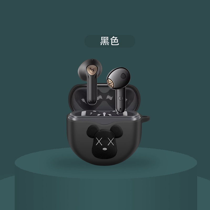 Hộp đựng tai nghe hoạt hình anime thời trang nắp bảo vệ cho soundpeats air 4 / lite vỏ da mềm silicon