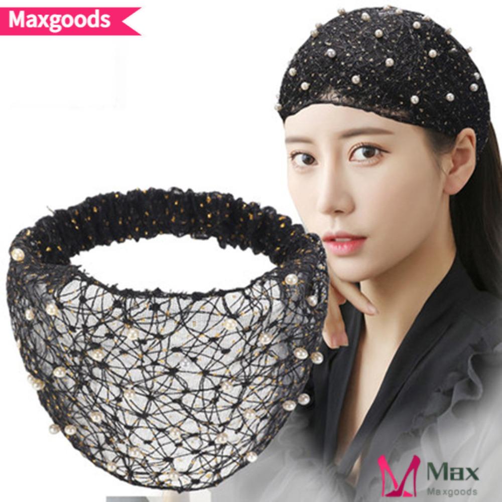 Bộ 2 Băng Đô Cài Tóc Phối Lưới Thời Trang Cho Bạn Gái