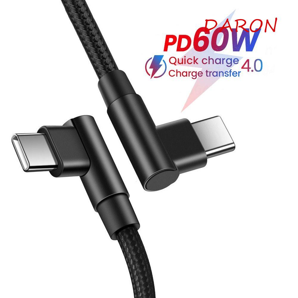 Dây Cáp Sạc Nhanh Và Truyền Dữ Liệu Đầu USB Type C Góc 90 Độ Tiện Dụng Cho Điện Thoại Di Động