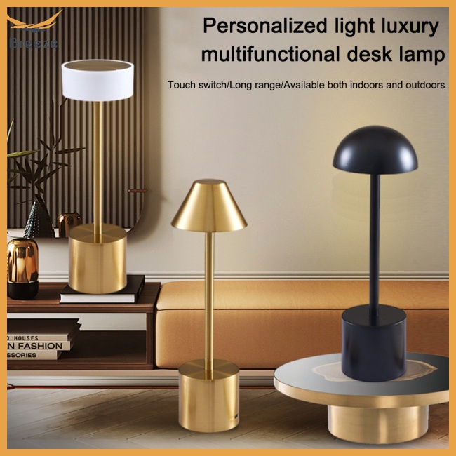 Đèn Led Để Bàn Cảm Ứng 3 Màu Có Thể Sạc Lại Bằng Cổng Usb