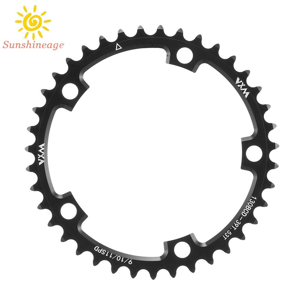 Đĩa Xích Xe Đạp 39T / 53T Bằng Hợp Kim Nhôm CNC