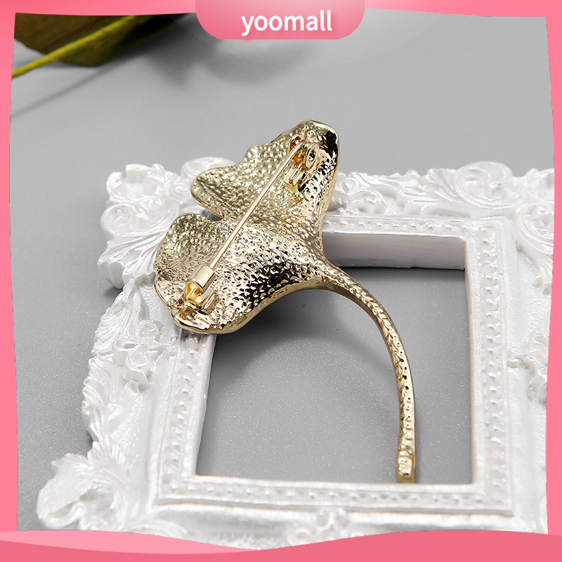 [YM] Trâm Cài Áo Hình Lá Ginkgo