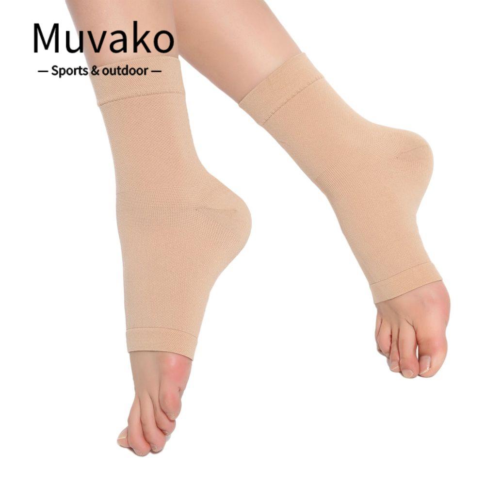 MUVAKO Vớ Nén Đệm Gót Chân Giảm Đau Phục Hồi Chấn Thương Hiệu