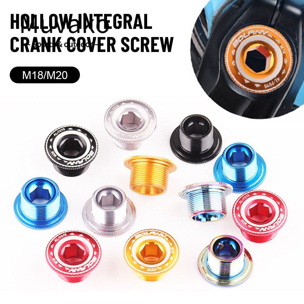 MUVAKO Set 2 Vỏ Bọc Trục Khuỷu Bằng Hợp Kim Nhôm 7075 M18 M20 Cho Xe Đạp Leo Núi