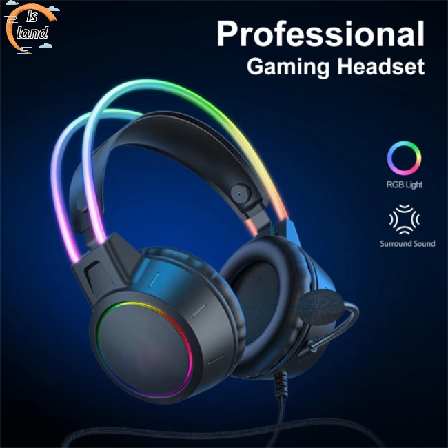 Tai Nghe Chụp Tai X15 Pro Onikuma Rgb Jack 3.5mm Có Micro Linh Hoạt Cho Xbox Ps5 Ps4