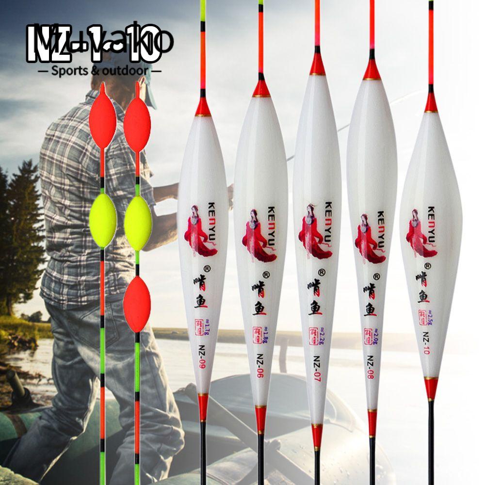 MUVAKO Set 5 Phao Câu Cá Dạng Hạt Chống Trượt