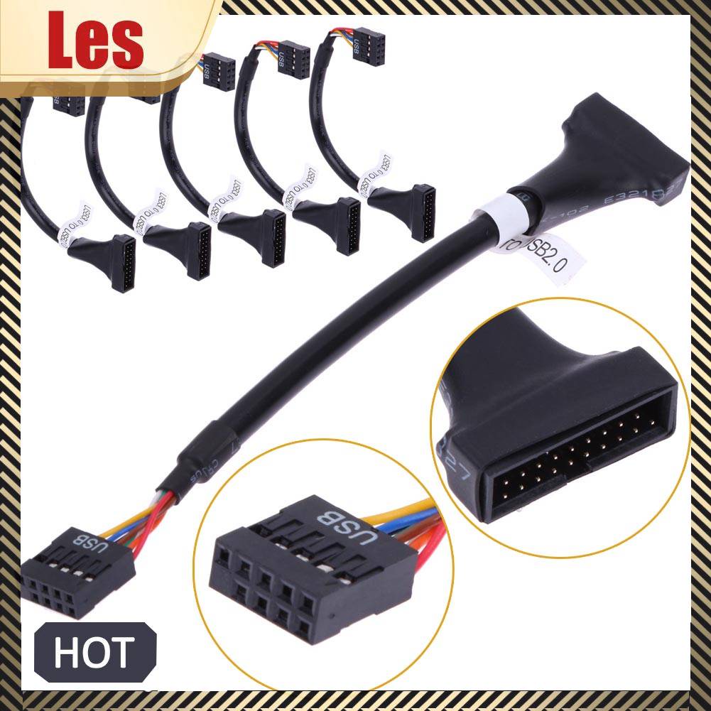 Cáp Chuyển Đổi USB 3.0 20 Pin Đực Sang USB 2.0 9 Pin Cái