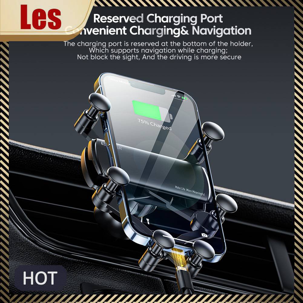 Essager Giá Đỡ Điện Thoại Gắn Lỗ Thông Gió Xe Hơi Chống Trượt Tiện Dụng