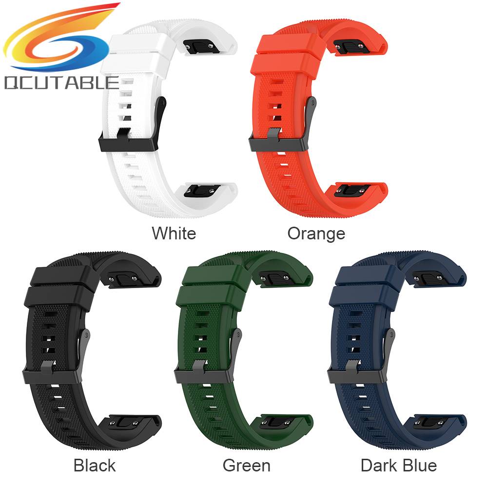 Dây Đeo Silicon 26mm Cho Đồng Hồ Thông Minh Garmin Fenix 6X / 5X / 5X Plus / 3 / 3 HR