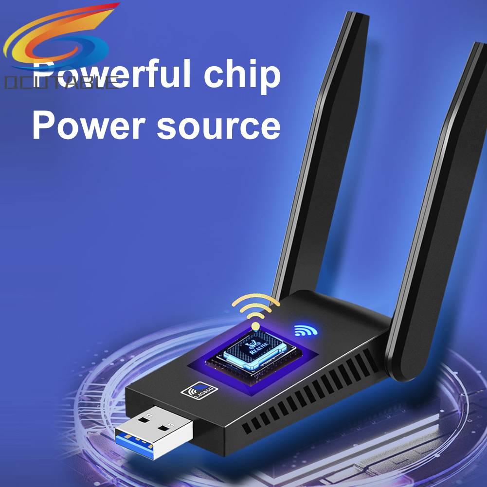 Thẻ Mạng Không Dây 1300M USB3.0 2.4GHz 5GHz Băng Tần Kép