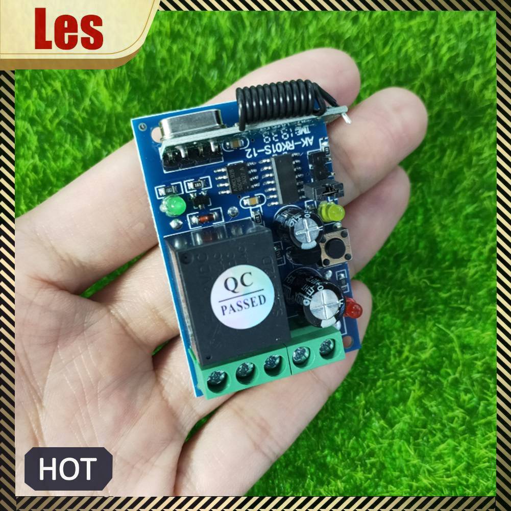 Điều Khiển Từ Xa Không Dây DC 12V 433MHz Cho Cổng Đèn