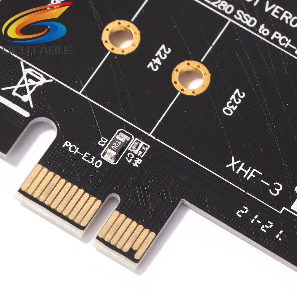 Card Chuyển Đổi PCI-E 1X Sang M.2 NVME M SSD PCI Cho Máy Tính Bàn