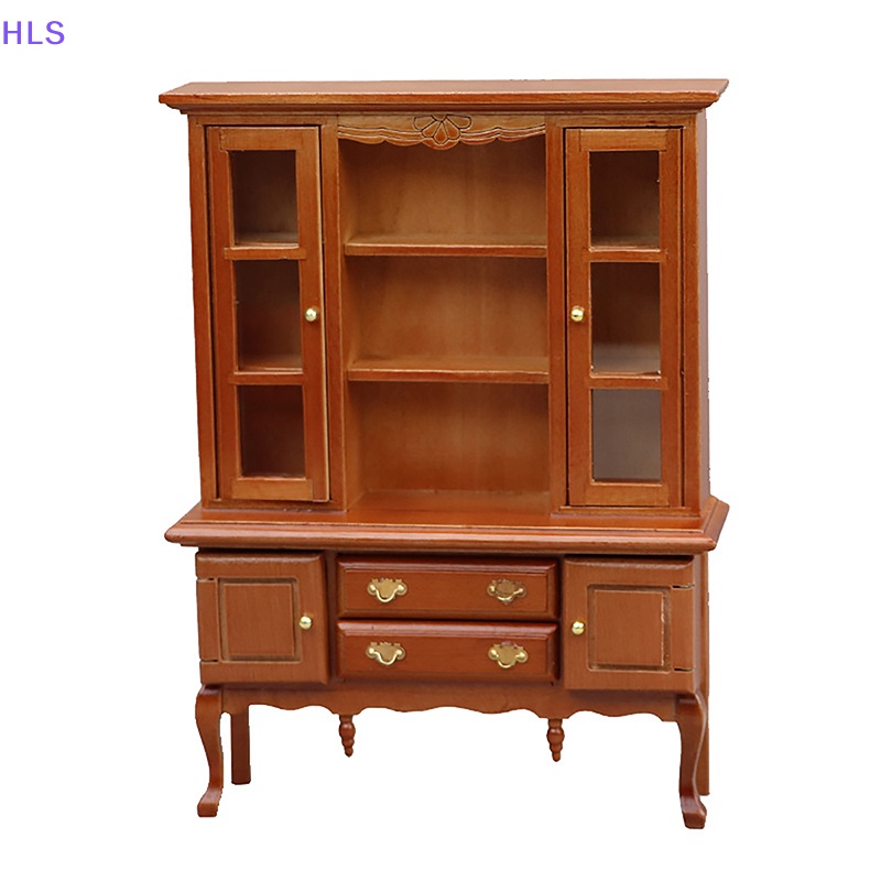 1 Mô Hình Kệ Sách Mini Tỉ Lệ 1: 12 Dùng Để Trang Trí Nhà Búp Bê