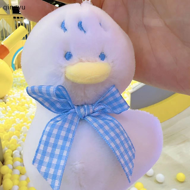 1 Móc Khóa Vịt Nhồi Bông Mềm Mại 12cm