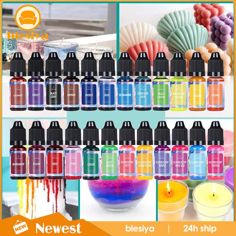 Bộ 24 Cây Nến Nhuộm Màu 10ml Chất Lượng Cao