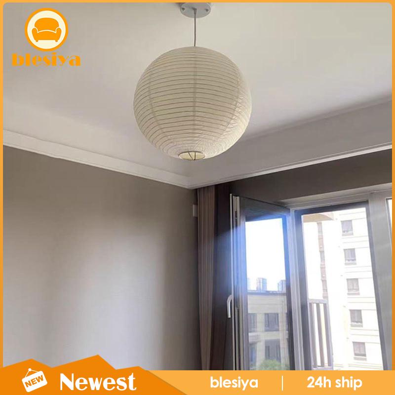 Chụp Đèn Hình Tròn Bằng Giấy 30cm Phong Cách Cổ Điển Độc Đáo Trang Trí Nhà Cửa