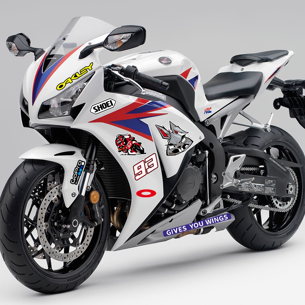 FENDER Miếng Dán Phản Quang Chống Thấm Nước Trang Trí Thân Xe Mô Tô