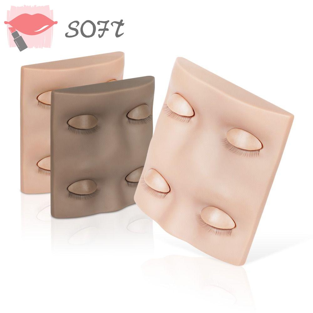 Đầu Ma Nơ Canh Luyện Tập Ghép Lông Mi Đầu Silicon Tháo Rời Được Chất Lượng Cao Dành Cho Bạn Nữ