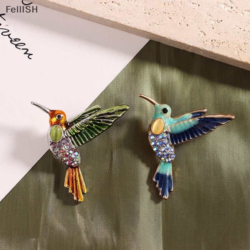 Ghim Cài Áo Hình Chú Chim Đính Đá Nhân Tạo Thời Trang 439br