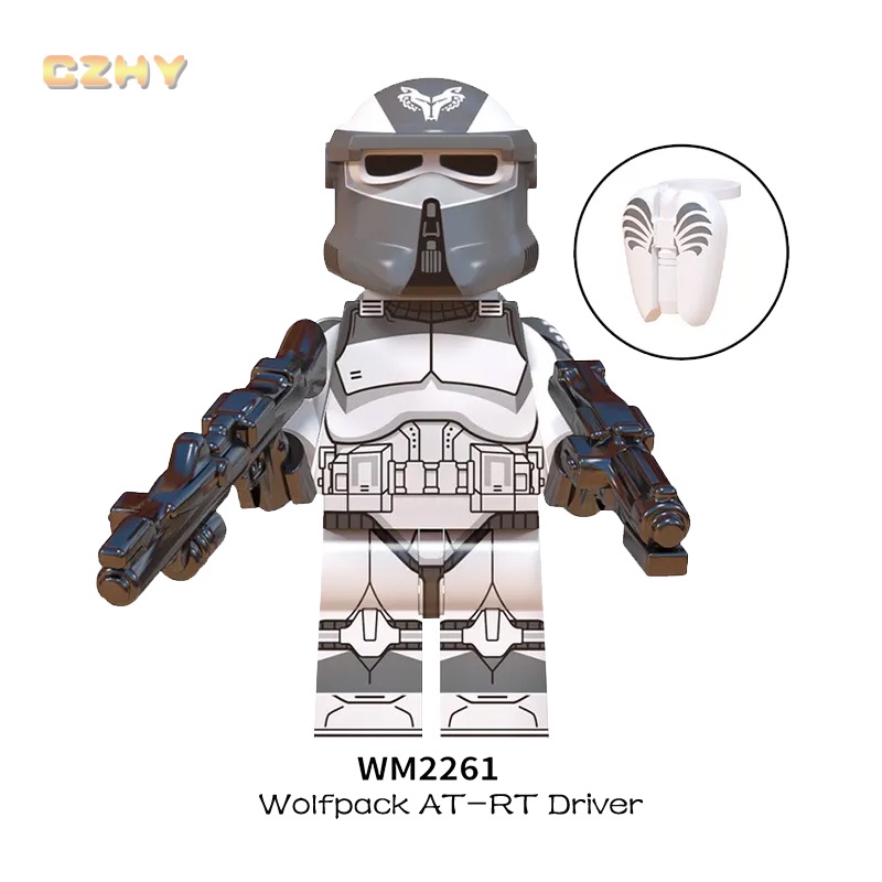 Mô Hình Lắp Ráp Nhân Vật Thuyền Trưởng Bộ Phim Star Wars Mini WM6128