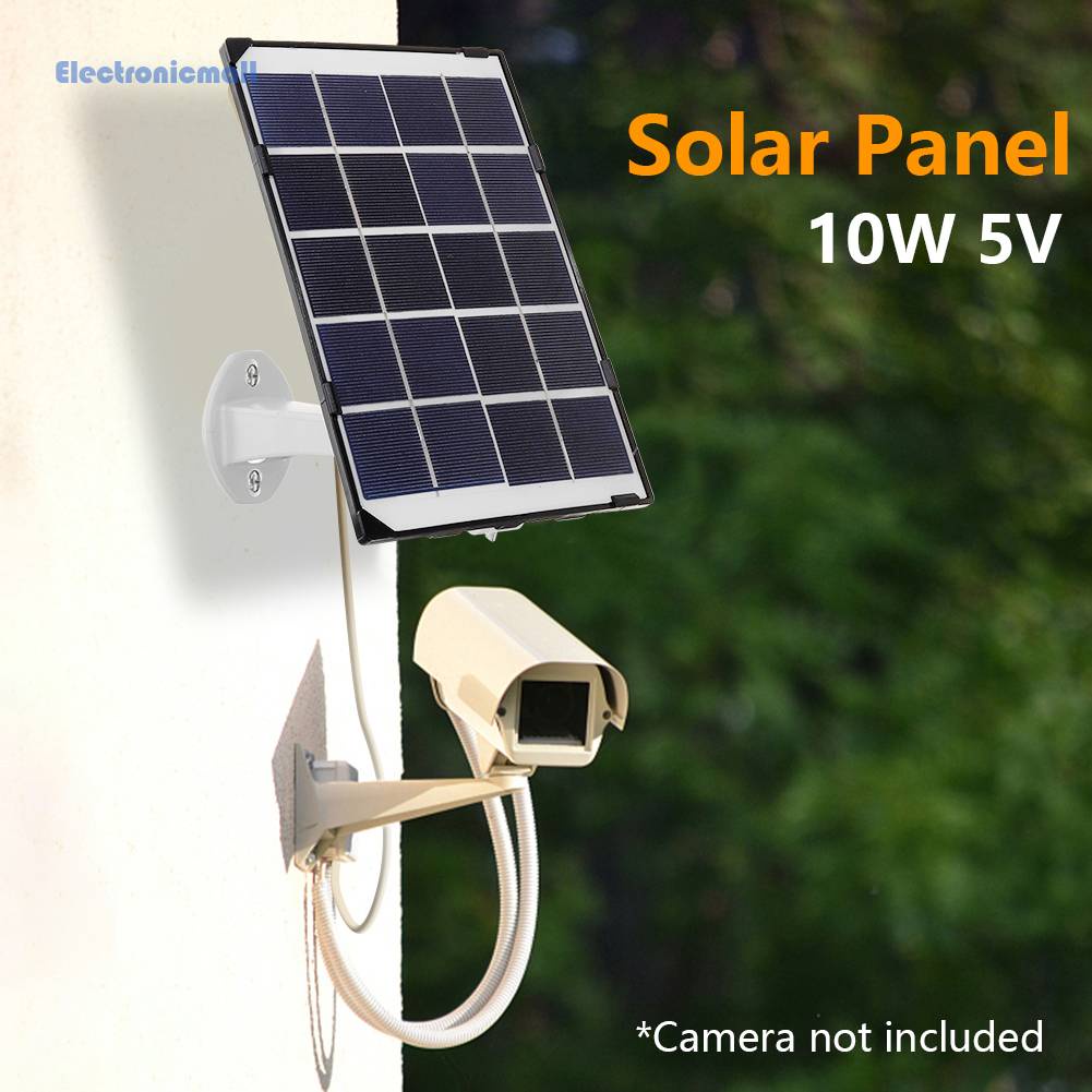 Tấm Sạc Pin Năng Lượng Mặt Trời 3.7v Mall01.vn Bằng Polysilicon Dành Cho Camera Giám Sát An Ninh ✨