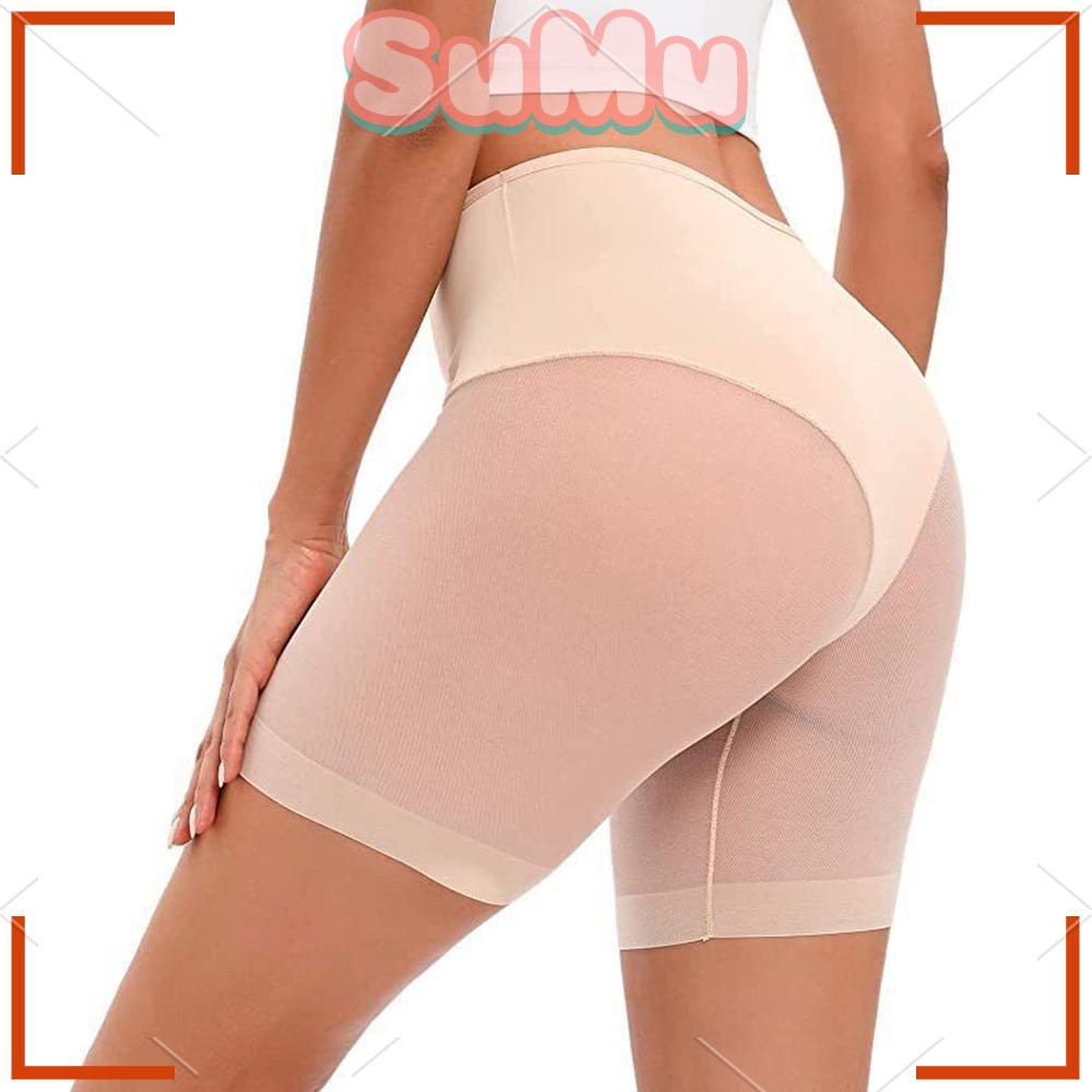 Sumu Quần Short Lưới Lưng Cao Co Giãn Cao Không Đường May Chống Tạo Dáng Sợi Lưới M / XXXL Dành Cho Huấn Luyện Eo