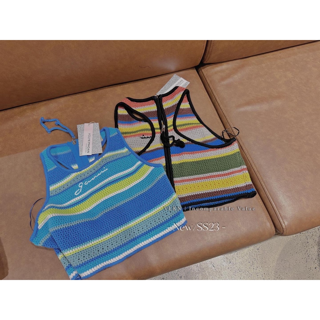 Áo len ba lỗ gan.nie Bo.he.me