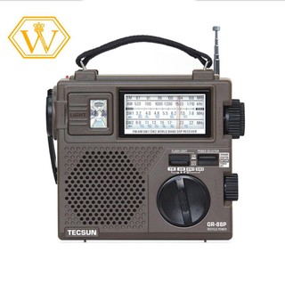 Radio kỹ thuật số tecsun gr-88p có loa tích hợp đèn khẩn cấp tiện dụng