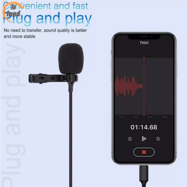 Micro Mini Type-c Có Kẹp Chống Ồn Tương Thích Với Ios Huawei Xiaomi