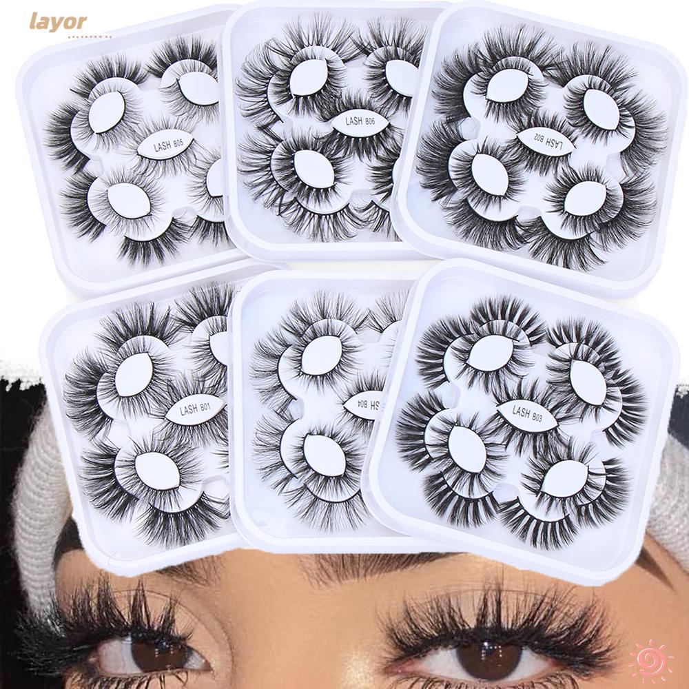 LAY Set 9 Cặp Lông Mi Giả Skohed Có Thể Tái Sử Dụng