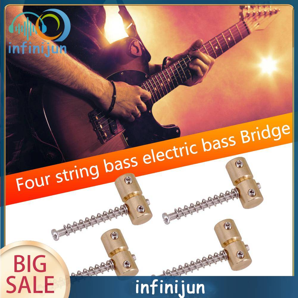 Bộ 4 Ngựa Đàn Guitar Bằng Đồng Thau