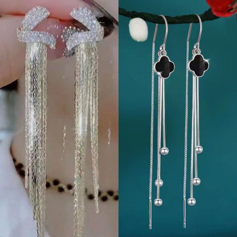 Bông Tai Dáng Dài Tua Rua Phong Cách Cá Tính Bán Chạy Nhất Năm 2023